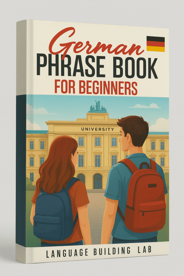 German Phrase Book for Beginners